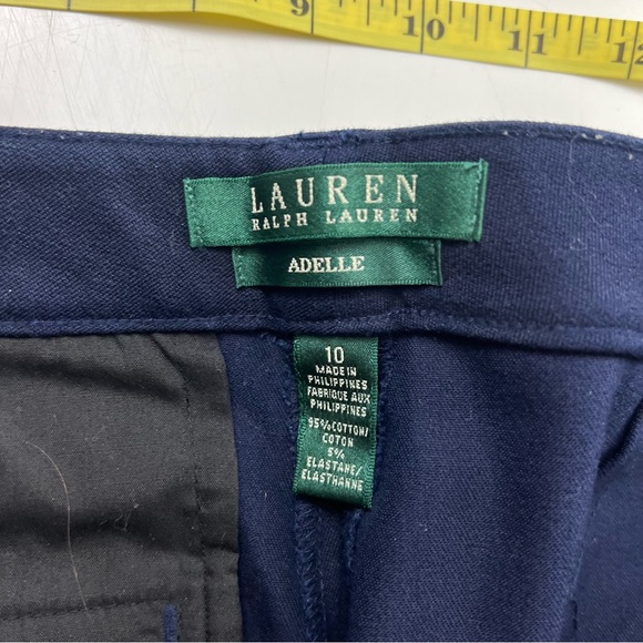 Ralph Lauren women’s navy blue straight leg pants NWT us 10 L44-7 - Picture 4 of 6